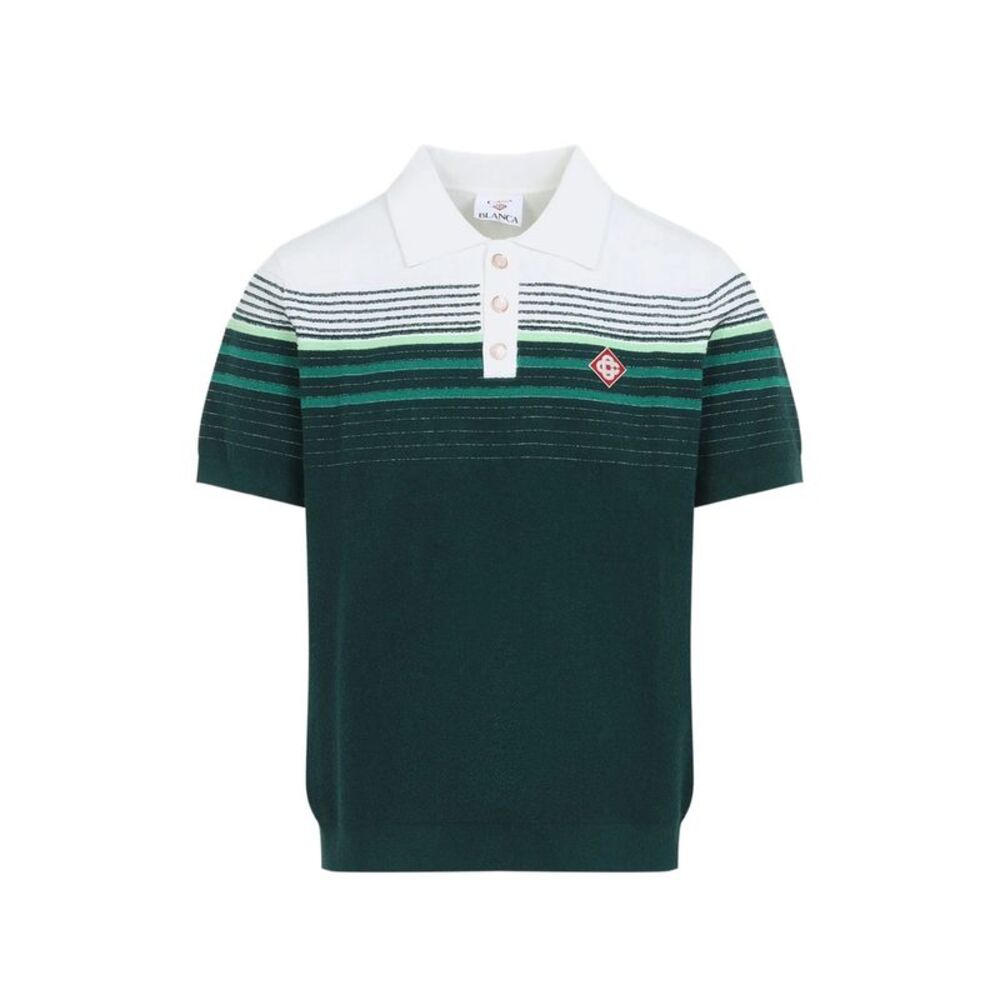 Casablanca Green Polo Shirts Men